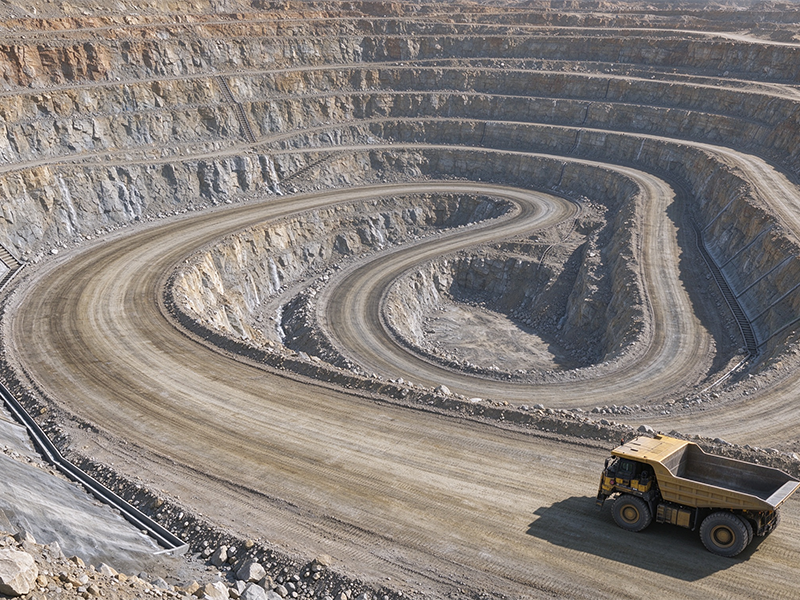 Mining heavy haul routes